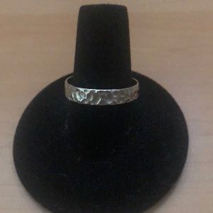 Handmade Sterling Silver Textured  Ring